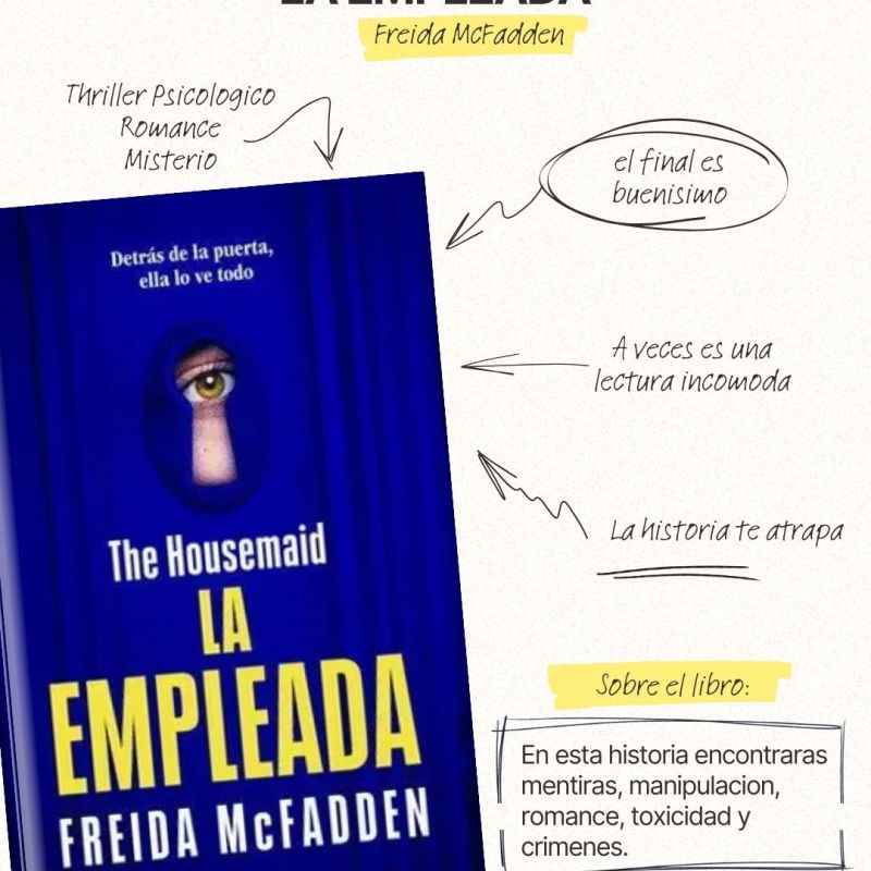 La empleada: de las páginas al cine, entre giros oscuros y secretos&nbsp;familiares