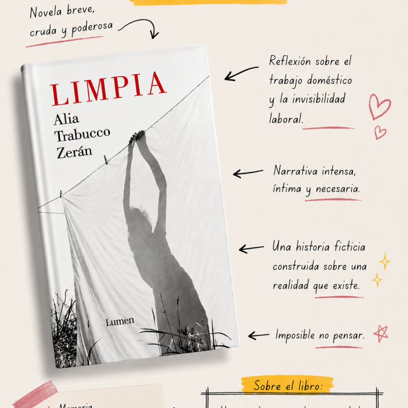 Limpia: la novela que me incomodó antes de&nbsp;conquistarme.