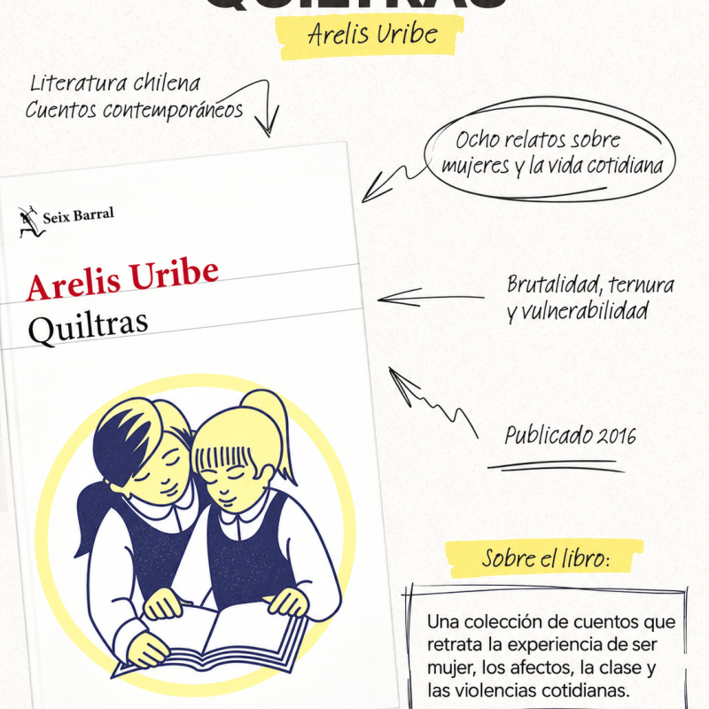 Quiltras, de Arelis Uribe: un regreso a las voces que formaron a una&nbsp;generación.